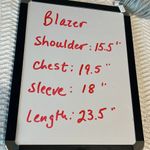 Vintage Blazer Plaid Wool Acrylic Jacket Womens fits Medium Large Grandma Size undefined Photo 12