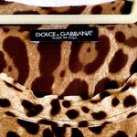 Dolce & Gabbana $1860 Dolce Gabbana Silk Leopard Top Blouse Shirt size 4 US / IT 40 Photo 3