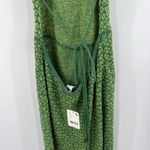 Free People  Beach Dress Large Mindy Backless Sweater Midi Aqua Combo Knit NWT Photo 10