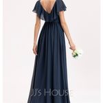 JJ's House JJ’s house Navy Blue Bridesmaids Dress Photo 2