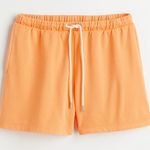 H&M  orange sweatshorts Photo 0