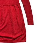 Free People  Red Shimmer Mock Neck Sweater Dress | U.S. Woman’s XSmall Photo 5