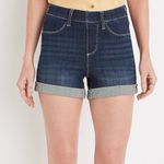 Judy Blue  High Rise Pull On 4” Jean Short Denim Dark wash Womens size S Photo 12