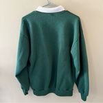Vintage Ugly Christmas Sweatshirt Adult Medium Green Stocking 90s Shirt Top Photo 2
