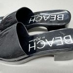 Matisse Beach Black Rubber Slides Chunky Heel Womens 9 Sandal Casual Beachy Shoe Photo 3