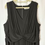 Eliza J  Black Sleeveless Jumpsuit Wide Leg Stretch Sz 3X Flattering Party Work Photo 2