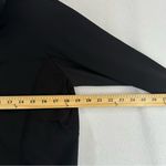 4U Athletic Long Sleeve 1/2 Zip Thin Hooded Jacket Women’s M Black Size M Photo 4