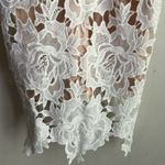 Lulus Temps De L'Amour White Lace Bodycon Midi Dress Photo 6