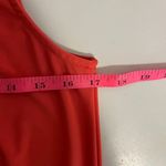 Tash + Sophie Orange Sleeveless Ruffle Knee‎ Length Dress Photo 3