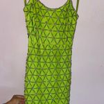 Mac Duggal SCOOP NECK EMBELLISHED MINI DRESS Shade Green Apple Retail $398 Photo 1