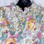 SEA NEW YORK Ines Pastel Floral Keyhole Mini Dress Ruffles Size 2 Photo 4