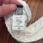 Ris-k  Allure Bikini Top Textured White Size XS NWOT Swimsuit‎ Photo 5