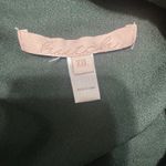 Anthropologie  HUTCH Shirt Dress Dark Green Safari Office Belted Size L Midi Photo 6