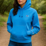 Champion LIFE REVERSE WEAVE HOODIE Light Blue Size Small Photo 0