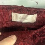 Altar'd State velvet pull on Maroon pants flared retro hippie size Small witchy Photo 3