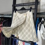 Princess Polly Ailisha Yellow Plaid Wrap Mini Skirt Photo 5