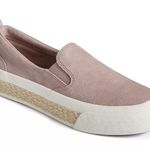 Sperry  Purple Suede Twin Gore Espadrille Platform Sneakers Photo 1