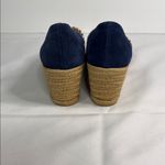 Jack Rogers Jack Rogers Blue and Tan Nautical Wedges Photo 2