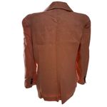 Aryn K  Anthropologie One Button Linen Blazer Size Medium Photo 3