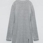 ZARA dress mini jewel rhinestone party ribbed sweater turtleneck Photo 9