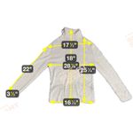 Faded Glory  Women XL Grey Ribbed Turtleneck Long Sleeve Knit Sweater Casual Photo 5