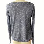 M. RENA Blue Pullover Thin Hi Low Long Sleeve Sweater ~ Women's Top Size MEDIUM Photo 4