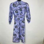 Charter Club Purple Floral Shirt Dress Midi Length Sz Small Petite Cotton Charter Clib Photo 5