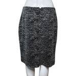 Tahari Skirt Womens 8 Black White Marled Pencil Casual Business Office Preppy Photo 3