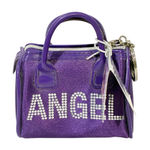 Victoria's Secret RARE  Purple MINI PURSE ANGEL Key Chain Ring BAG CHARM NEW Photo 0