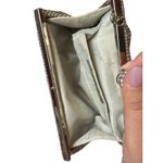 Whiting & Davis  Crystal Ball Clutch Dimpled Mesh Sliver Evening Purse Rhinestone Photo 6