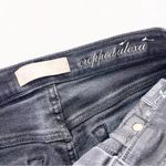 7 For All Mankind Cropped Alexa Denim Jeans in Black Wash Photo 5