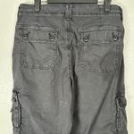 American Eagle  Baggy Jogger Pants Womens Size 10R Faded Black Wash Cargo Y2K Photo 3
