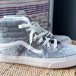 Vans U Sk8-Hi Faux Fur Drizzle Blanc-De-Blanc High Top Sneakers Women’s Size 10 Photo 1
