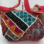 Harvé Benard Harve Bernard Vintage Boho Patchwork and Embroidered Hobo Bag Photo 1