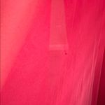 RM Richards NY Long Ity Dress W/ Rhinestone Neck Caplet sheer sleeves Red Size 8 Photo 8