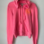 PINK - Victoria's Secret PINK Victoria’s Secret Neon Pink Zipper Hoodie M Photo 0