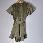 Show Me Your Mumu show me‎ your mumu XS Say I Do Short Romper Mass Green Satin Photo 4