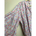 Something Navy Long Sleeve Flowy Button Up Floral Top Sz. S Photo 6