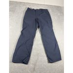 Duluth Dry on the Fly Bootcut Cargo Pants Womens Size 18x31 Blue Nylon Spandex Photo 1