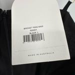 Rumer Bridget Ring Maxi Linen Dress‎ Black Large NWT Photo 8