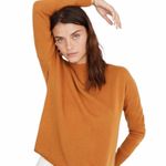 Madewell Cashmere Sweater Warm Orange Mock neck long sleeve S Photo 0