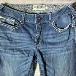 Ariat  REAL Denim Mid Rise Bootcut Jeans Blue Stitching Women Size 32s Photo 1