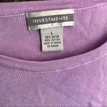 Investments Investment Light purple sleeveless tank top shirt blouse-L #officesiren #corporate #workwear Photo 1