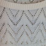 American Eagle  Cream and Silver Sweater Dress Photo 2