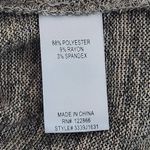 Chenault Tan Cowl Neck Oversized Sweater Size Small Khaki Cowl Neck Sweater Photo 6