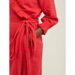 Rhode Resort Red Red Jagger Wrap Dress size L Size L Photo 2