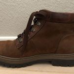 Timberland Dark Brown Leather Lace Up Hiking Boots 8.5 Photo 1