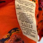 Free People orange ruched floral spaghetti strap dress Photo 8