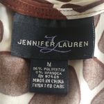 Jennifer Lauren Belted Wrap Style Dress Brown Size M Photo 4