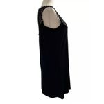 Kenneth Cole Reaction Size Small Black Mini Dress Crochet V-Neckline | 5-246 Photo 1